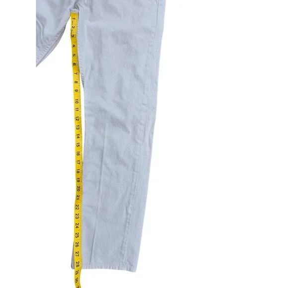 Banana Republic Slim Straight Mens Jeans 32x30  Off White Cotton Blend - Picture 6 of 6